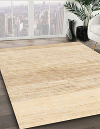 Abstract Khaki Gold Solid Rug, abs1356