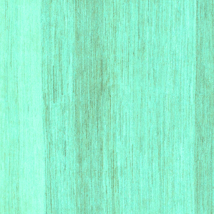 Square Machine Washable Solid Turquoise Modern Area Rugs, wshabs1356turq