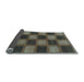 Sideview of Checkered Light Blue Modern Rug, abs1357lblu