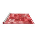 Transitional Red Washable Rugs