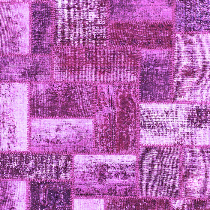 Patchwork Purple Transitional Rug, abs1358pur