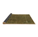 Sideview of Abstract Hazel Green Modern Rug, abs1359