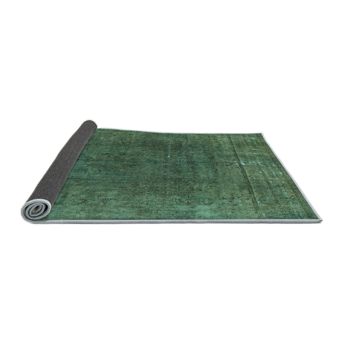 Sideview of Abstract Light Blue Modern Rug, abs1359lblu