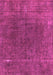 Machine Washable Abstract Pink Modern Rug, wshabs1359pnk