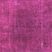 Square Abstract Pink Modern Rug, abs1359pnk