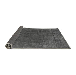 Sideview of Abstract Gray Modern Rug, abs1359gry