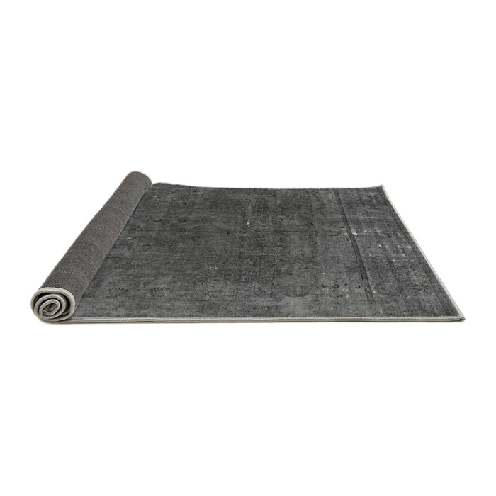 Sideview of Abstract Gray Modern Rug, abs1359gry