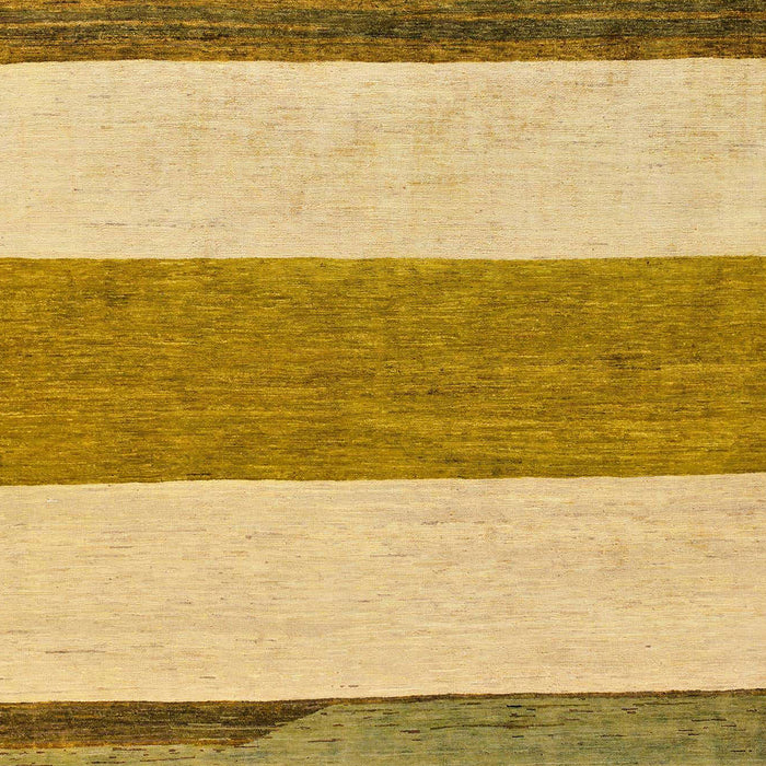 Machine Washable Abstract Dark Bisque Brown Rug, wshabs135