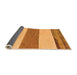 Sideview of Solid Orange Modern Rug, abs135org