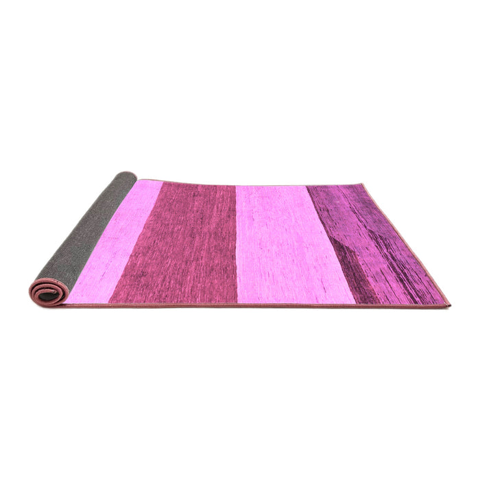 Sideview of Solid Purple Modern Rug, abs135pur