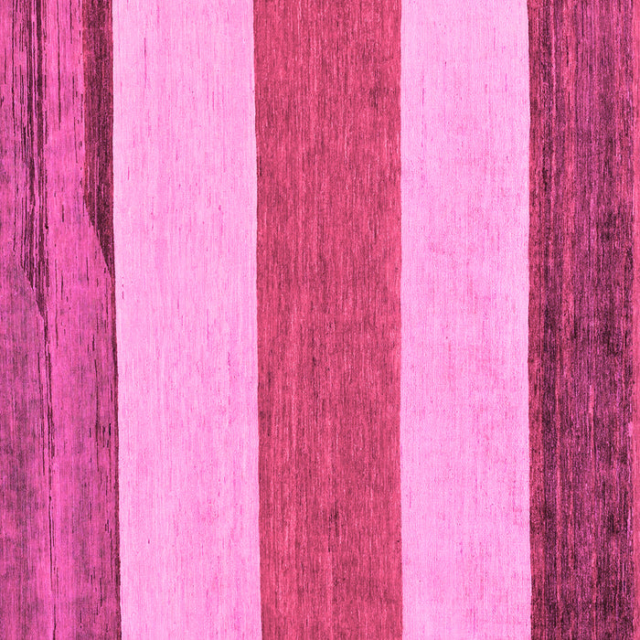 Square Machine Washable Solid Pink Modern Rug, wshabs135pnk