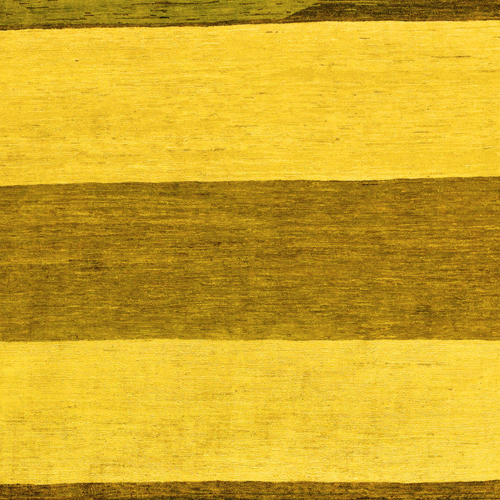 Solid Yellow Modern Rug, abs135yw