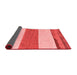 Solid Red Modern Area Rugs