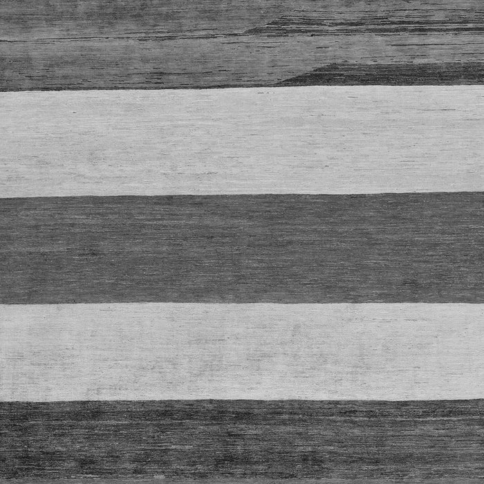 Square Machine Washable Solid Gray Modern Rug, wshabs135gry