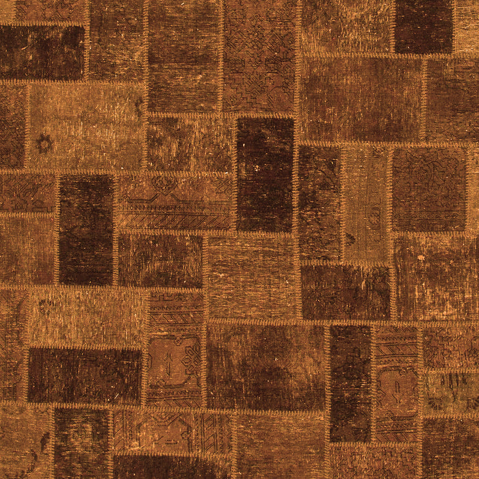 Machine Washable Abstract Orange Modern Area Rugs, wshabs1360org