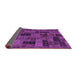 Sideview of Abstract Purple Modern Rug, abs1360pur