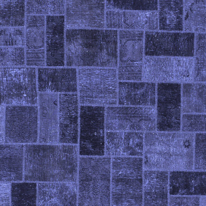 Machine Washable Abstract Blue Modern Rug, wshabs1360blu