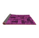 Sideview of Abstract Pink Modern Rug, abs1360pnk