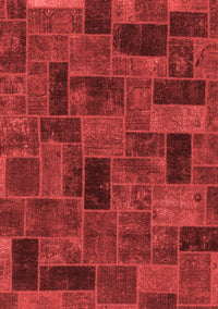 Abstract Red Modern Rug, abs1360red