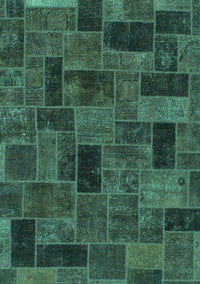 Abstract Turquoise Modern Rug, abs1360turq