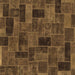 Square Abstract Brown Modern Rug, abs1360brn