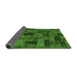 Sideview of Abstract Green Modern Rug, abs1360grn