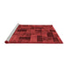 Modern Red Washable Rugs