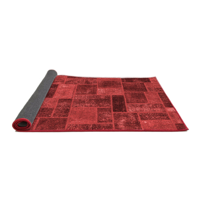 Abstract Red Modern Area Rugs