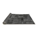 Sideview of Abstract Gray Modern Rug, abs1361gry