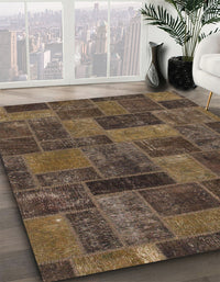 Abstract Bakers Brown Modern Rug, abs1361