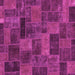 Square Machine Washable Abstract Pink Modern Rug, wshabs1361pnk