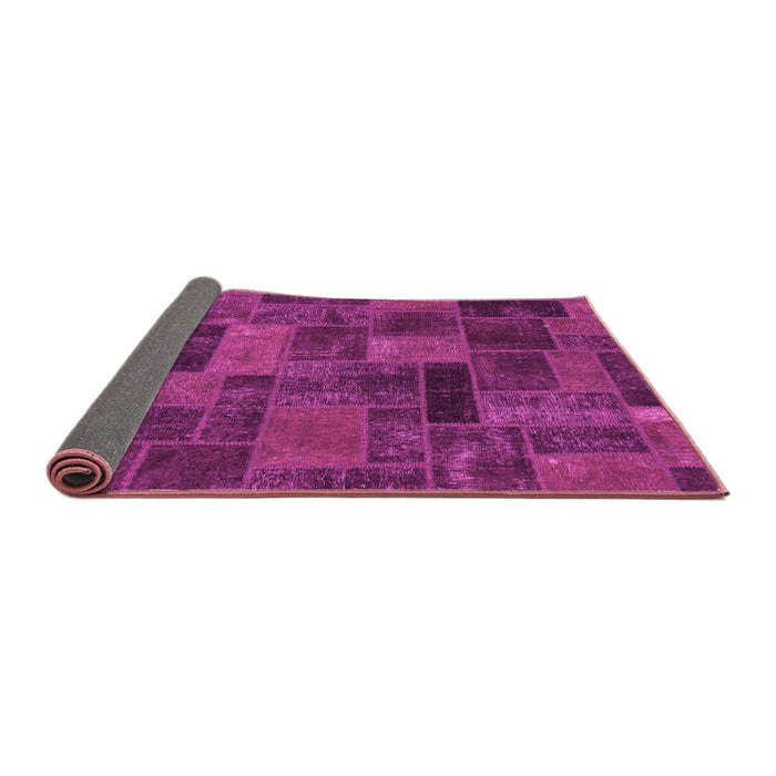 Sideview of Abstract Pink Modern Rug, abs1361pnk
