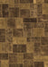 Abstract Brown Modern Rug, abs1361brn