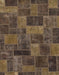 Machine Washable Abstract Bakers Brown Rug, wshabs1361