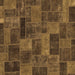 Square Machine Washable Abstract Brown Modern Rug, wshabs1361brn