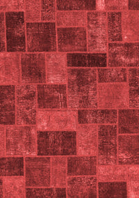 Abstract Red Modern Rug, abs1361red