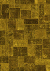 Abstract Yellow Modern Rug, abs1361yw