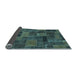 Sideview of Abstract Light Blue Modern Rug, abs1361lblu