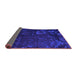 Sideview of Persian Purple Bohemian Rug, abs1362pur