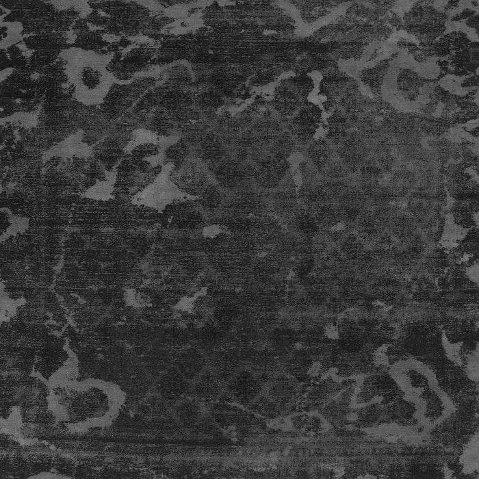 Square Machine Washable Persian Gray Bohemian Rug, wshabs1362gry