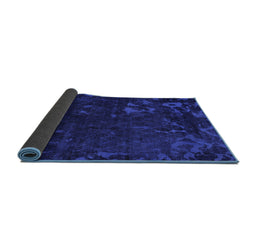 Sideview of Persian Blue Bohemian Rug, abs1362blu