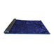 Sideview of Persian Blue Bohemian Rug, abs1362blu