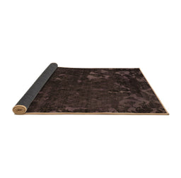 Sideview of Persian Brown Bohemian Rug, abs1362brn