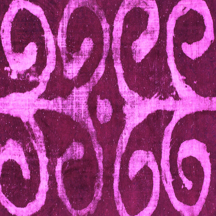 Square Abstract Pink Modern Rug, abs1363pnk