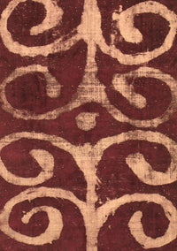 Abstract Brown Modern Rug, abs1363brn