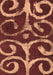 Abstract Brown Modern Rug, abs1363brn