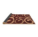 Sideview of Abstract Brown Modern Rug, abs1363brn