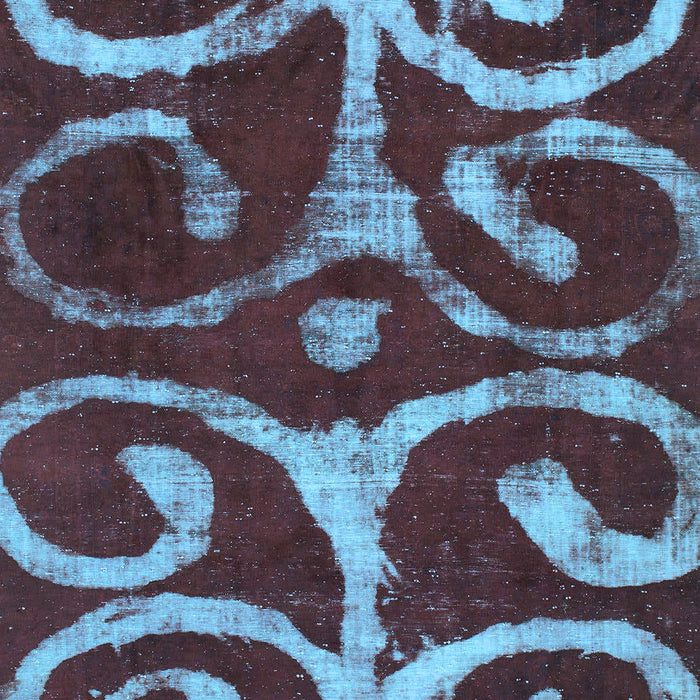 Abstract Light Blue Modern Rug, abs1363lblu