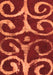 Abstract Orange Modern Rug, abs1363org