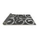 Sideview of Abstract Gray Modern Rug, abs1363gry